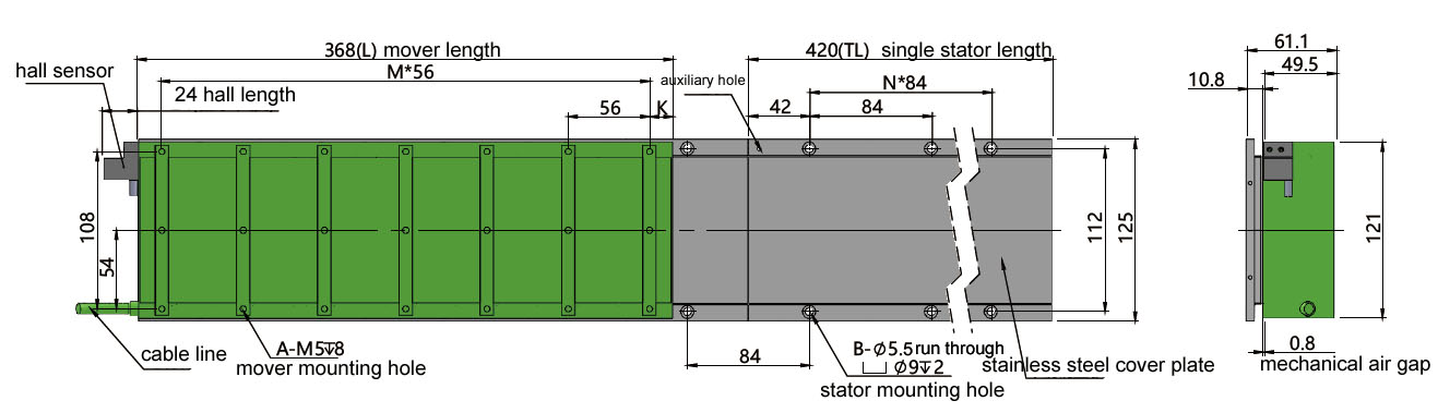 moving magnet linear motor