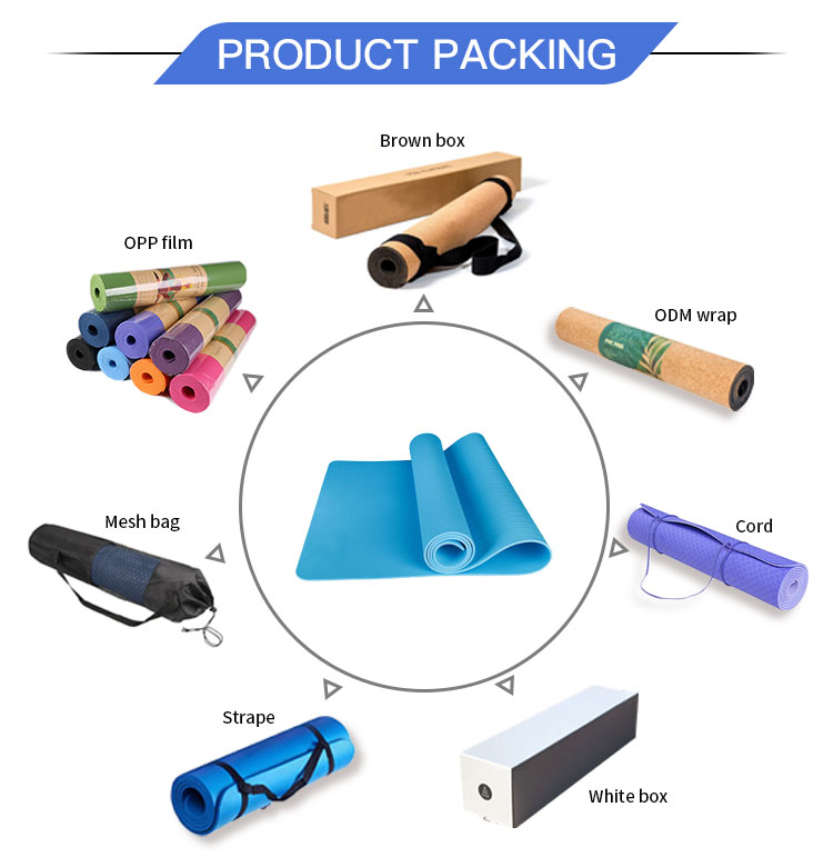 foldable print pvc yoga mat