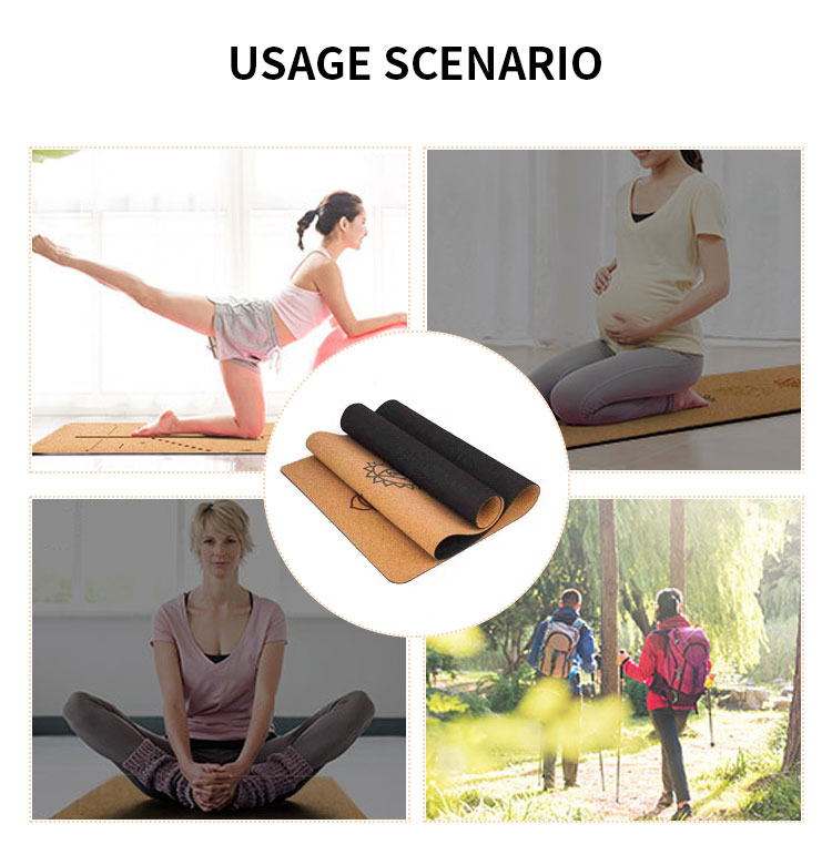 black cork yoga mat