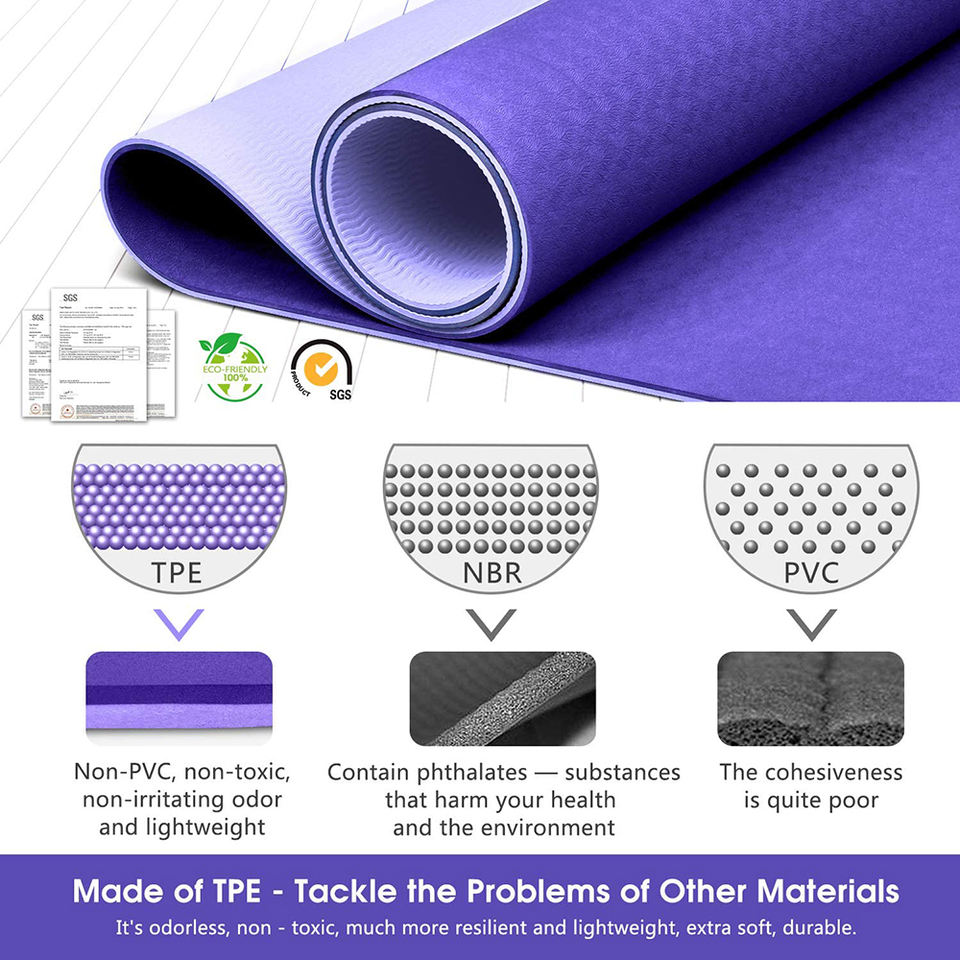 double layer yoga mat