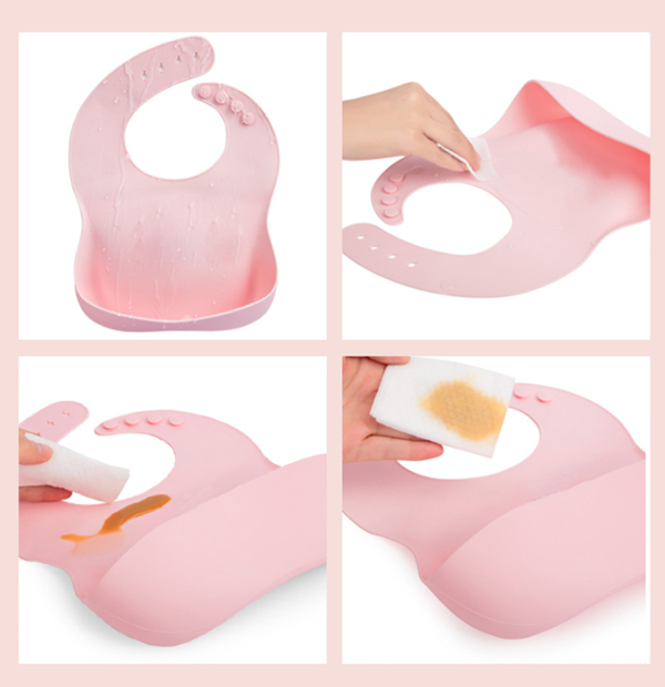 Waterproof baby eating bib