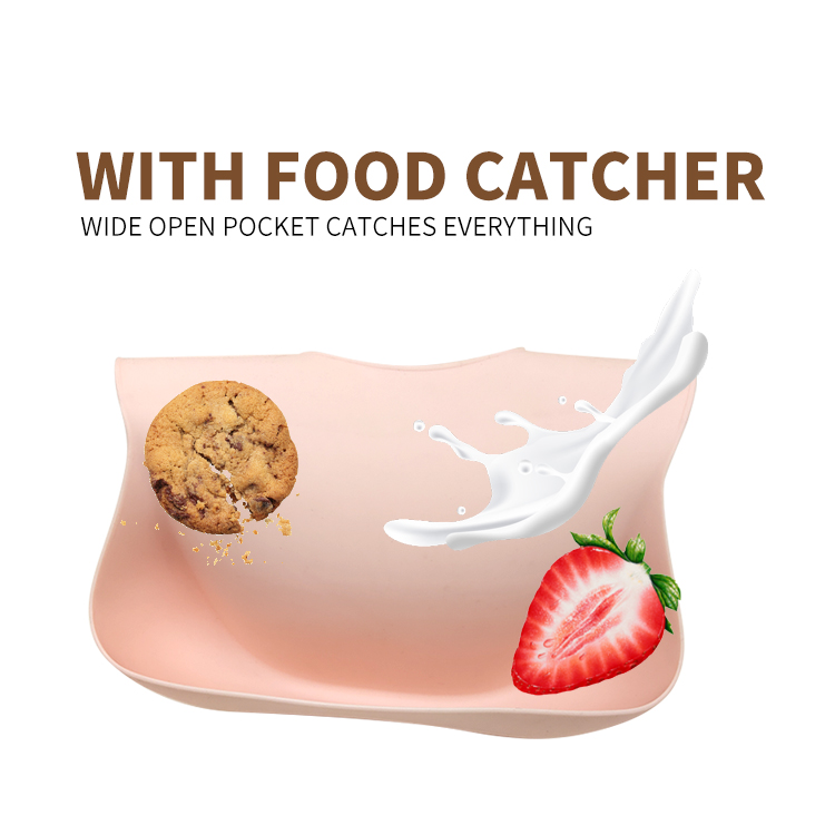 3D stereoscopic full silicone bib