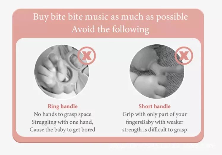 Suitable for baby's hand size