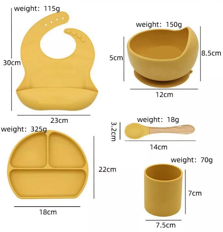 OEM/ODM BPA Free Baby Eating Set