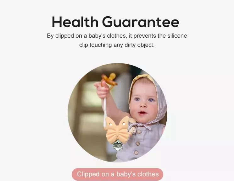 It can be clipped on clothes