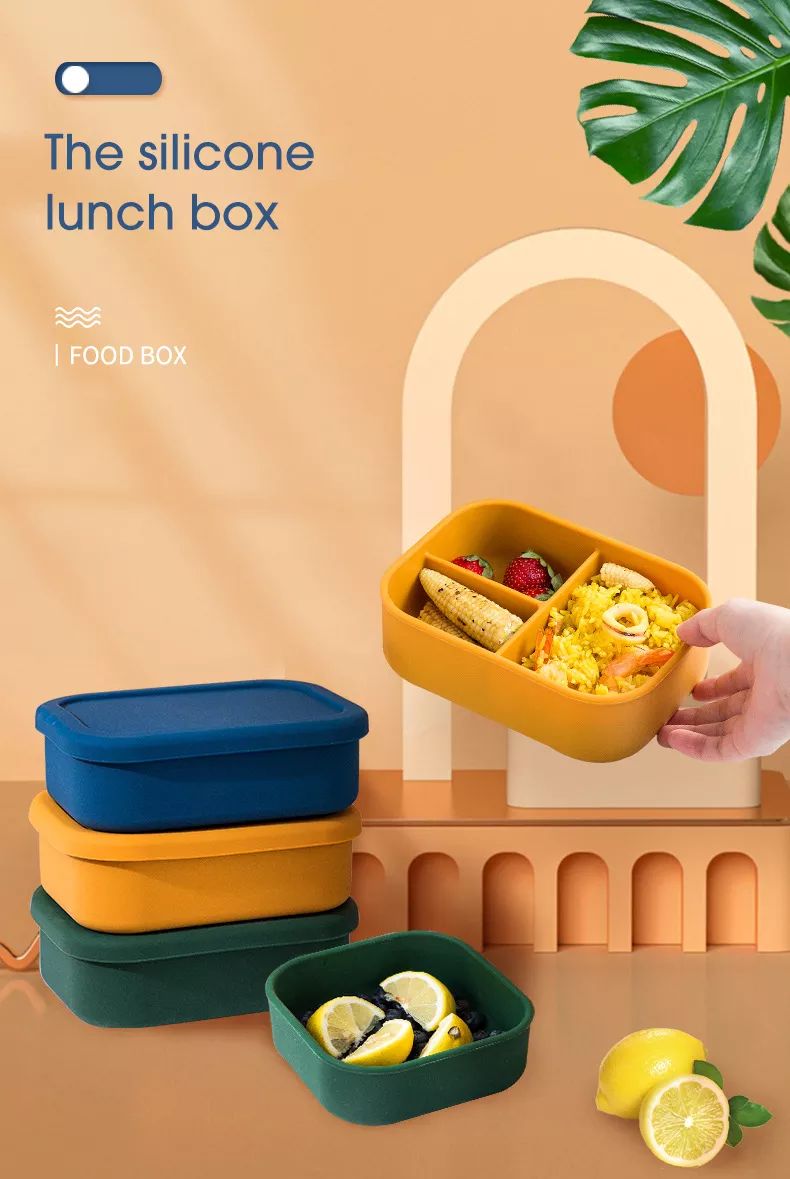 Silicone lunch box