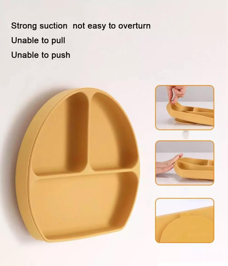 Suction cup dinner plate