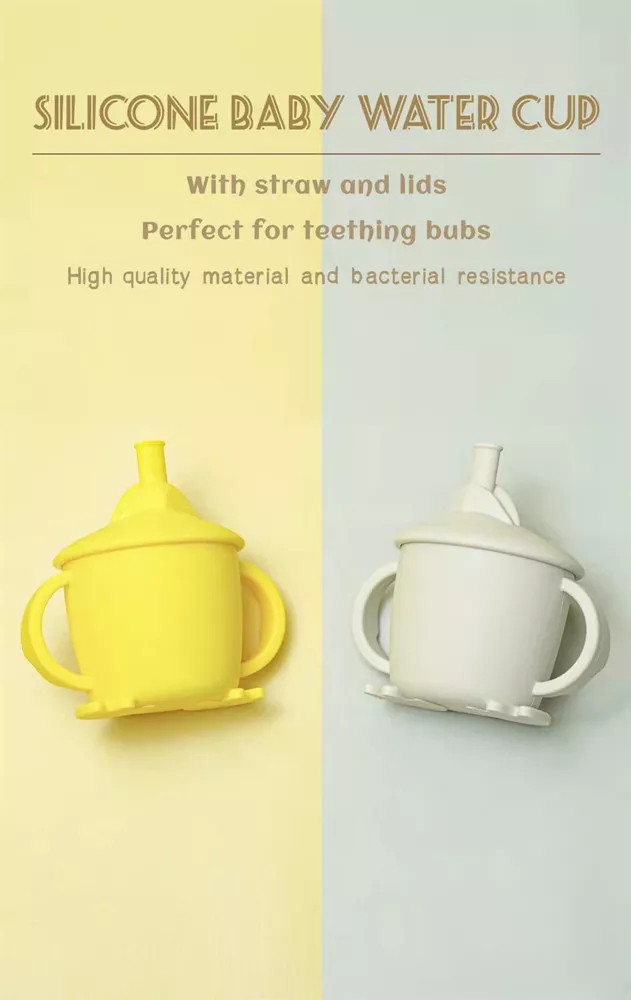silicone baby water cup