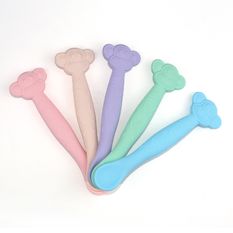 silicone spoon for baby soft-tip