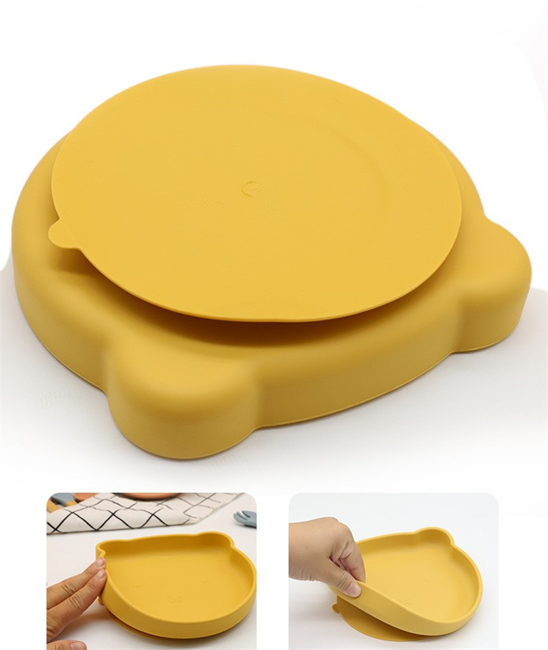 Bowl with suction cup at the bottom