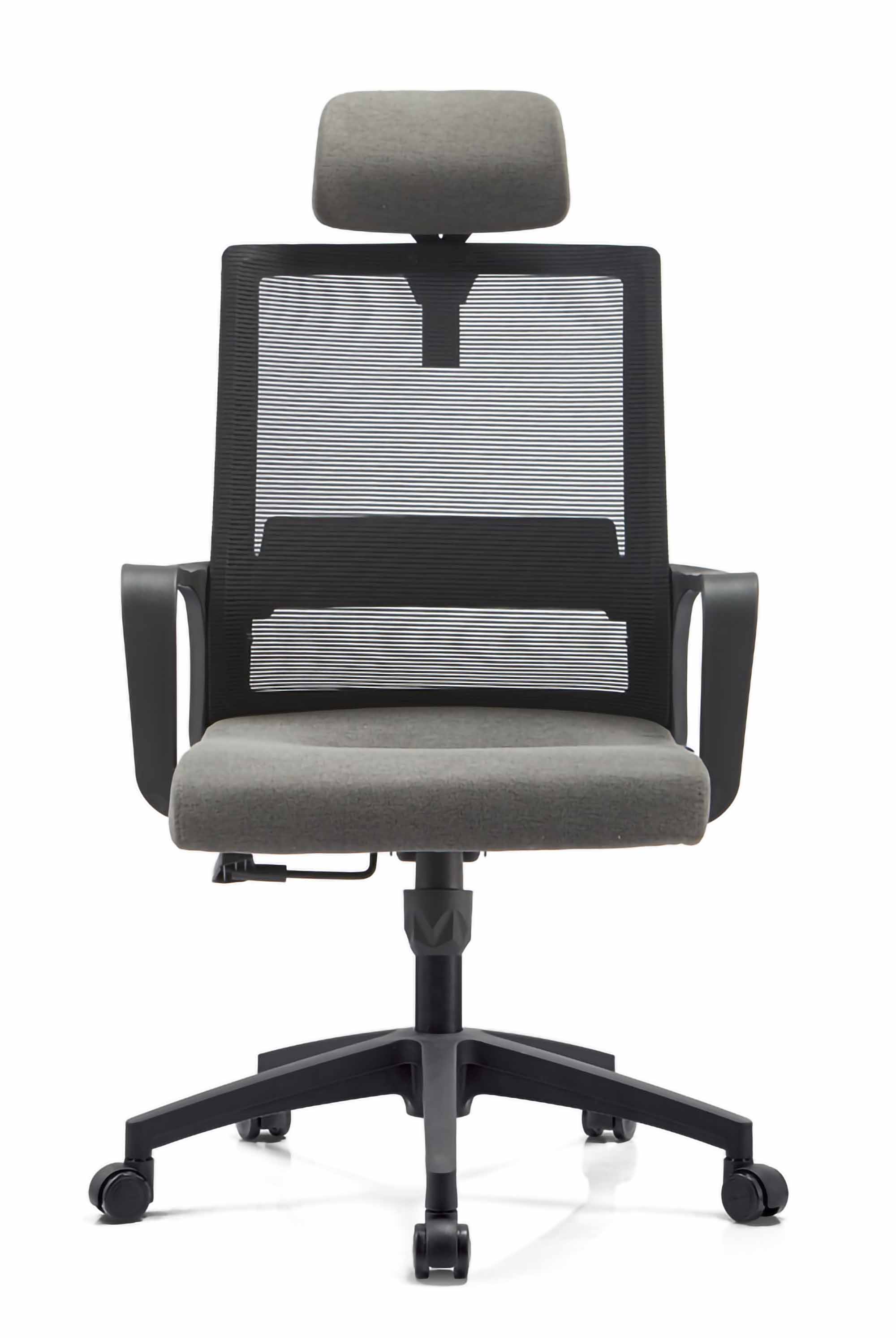 Task chair with headrest