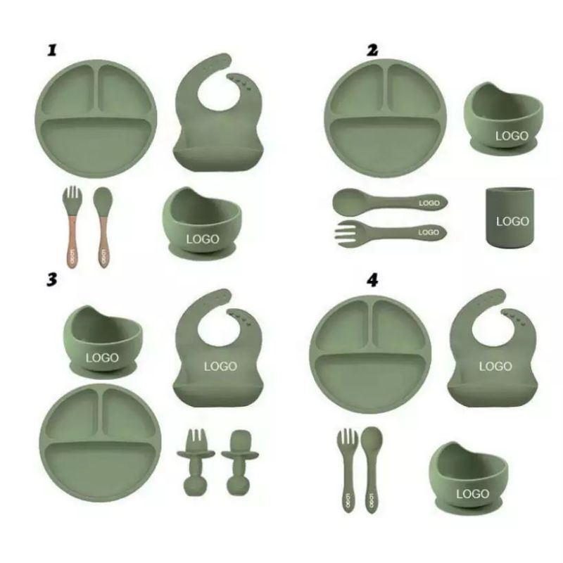 Tableware can be customized logo