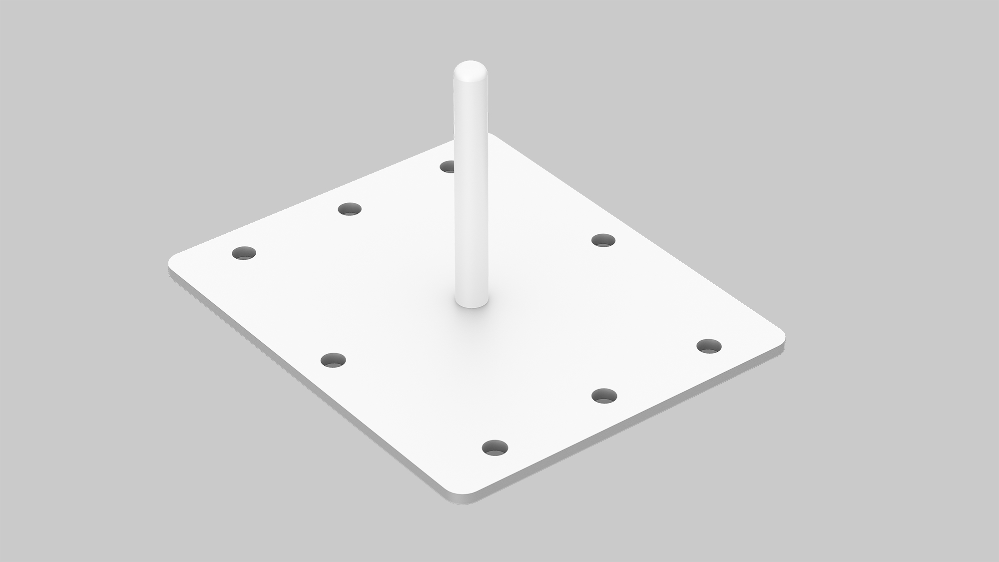 Double side mounted screens bracket
