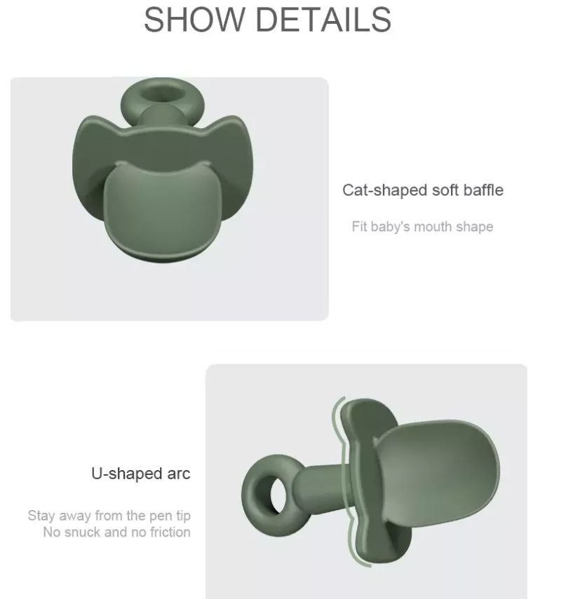 U-shaped, it's more convenient for babies to eat