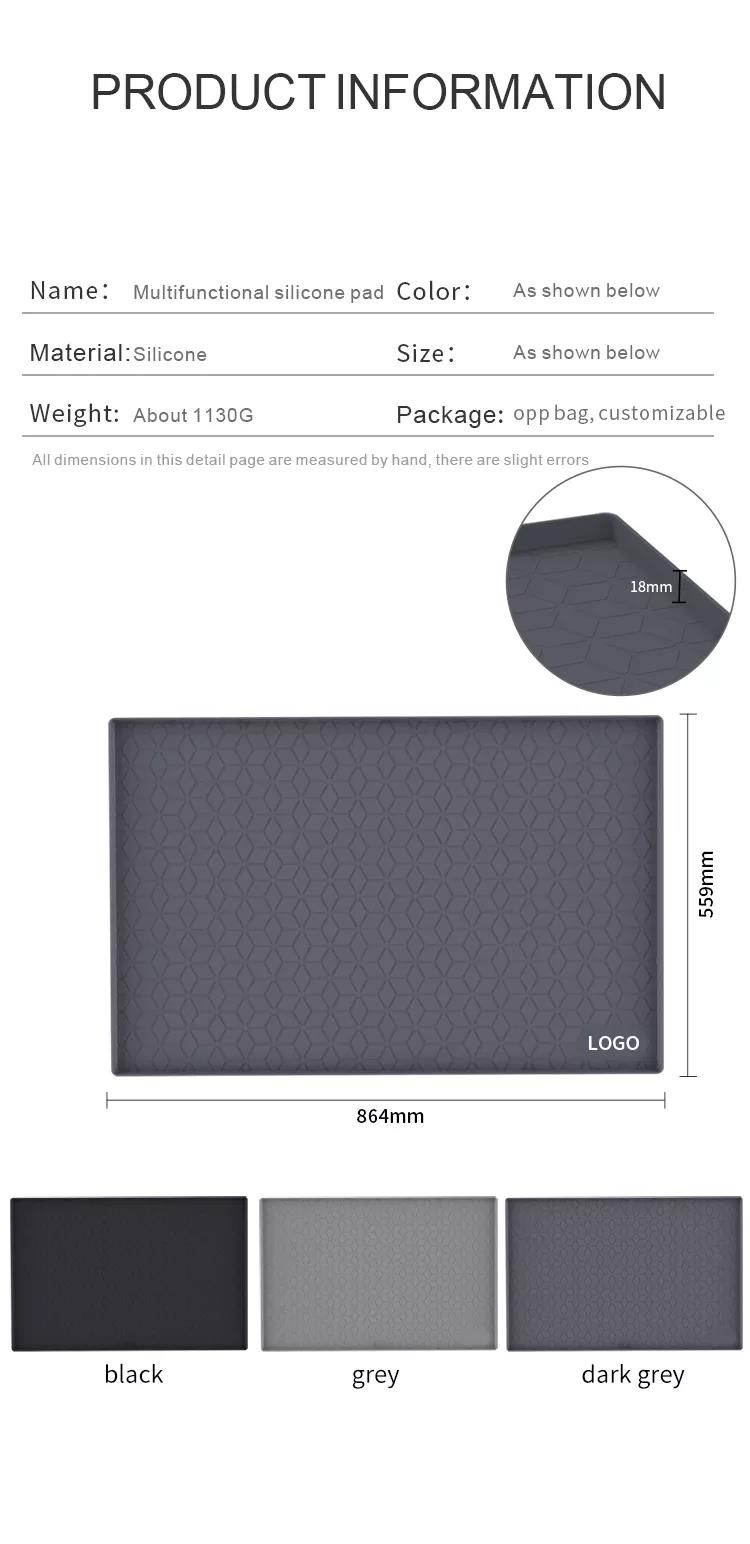 Silicone cupboard mat