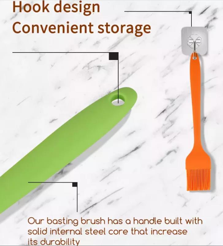 Hanging silicone brush