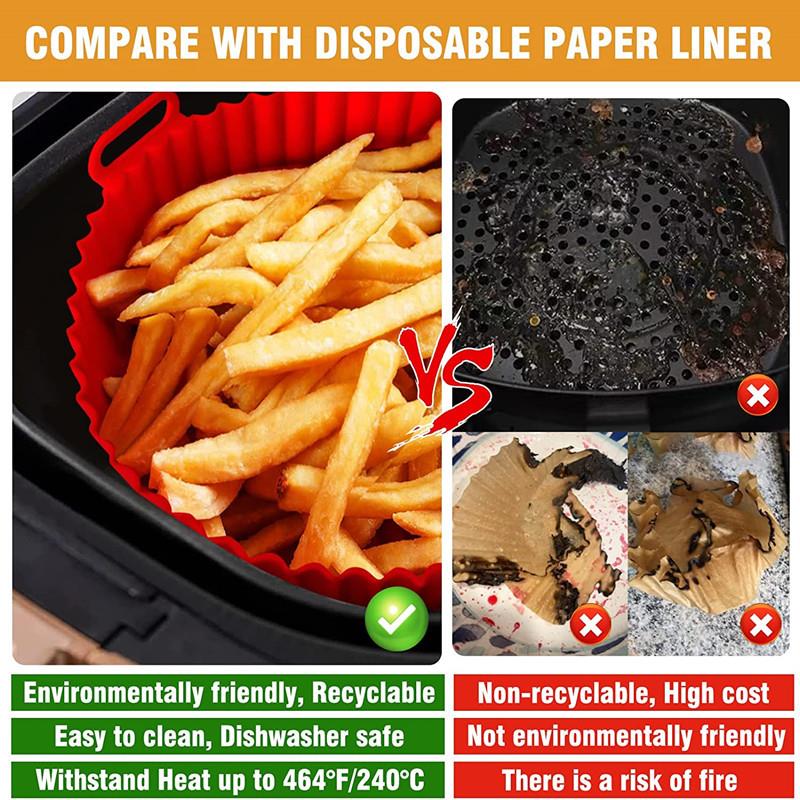 Safe dirt-resistant air fryer pad