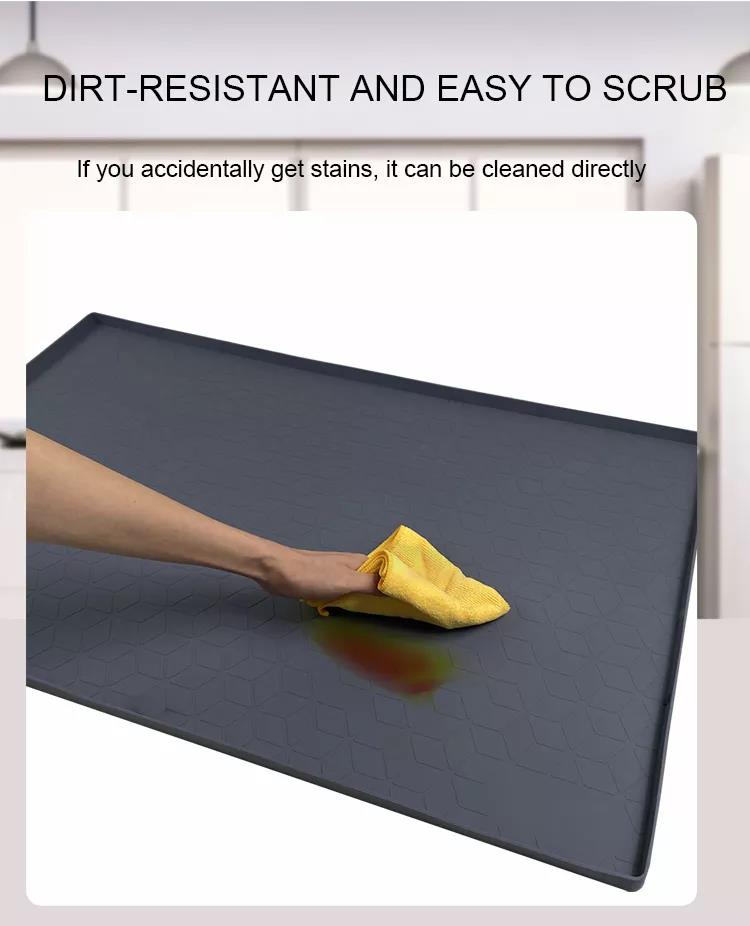 Easy-cleaning sink pad