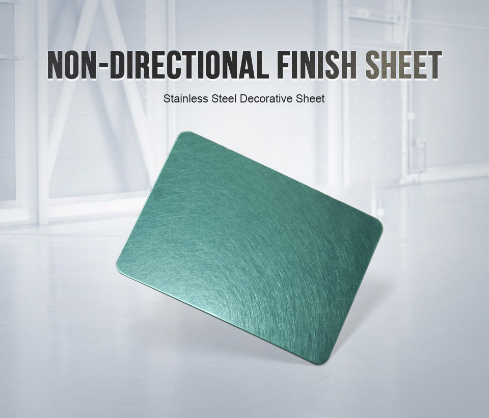 green non directional finish stainless steel green non directional finish stainless steel