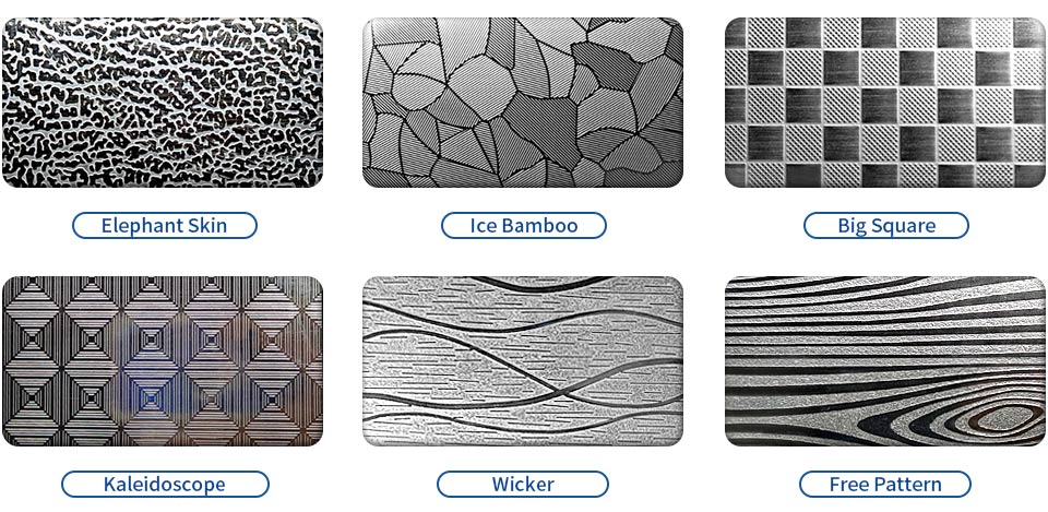 Embossed finish stainless steel sheet Embossed finish stainless steel sheet