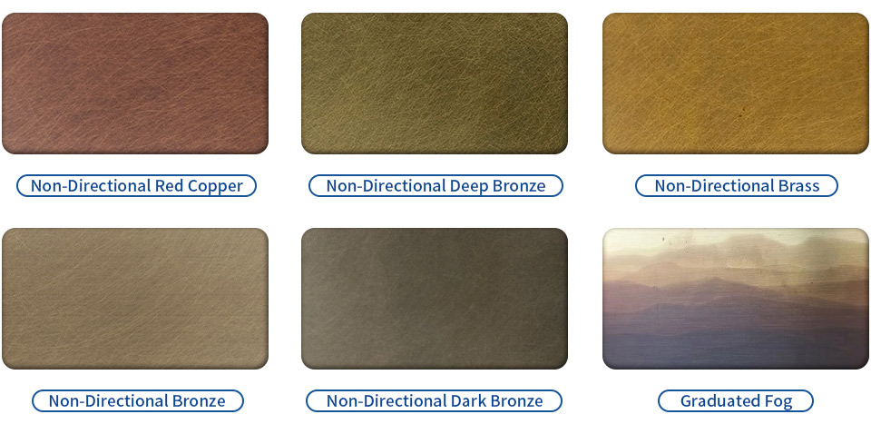 stainless steel bronze finish stainless steel bronze finish