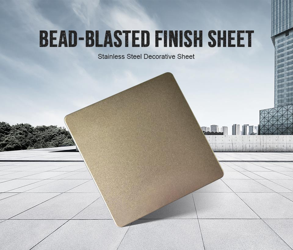 bead blast stainless texture