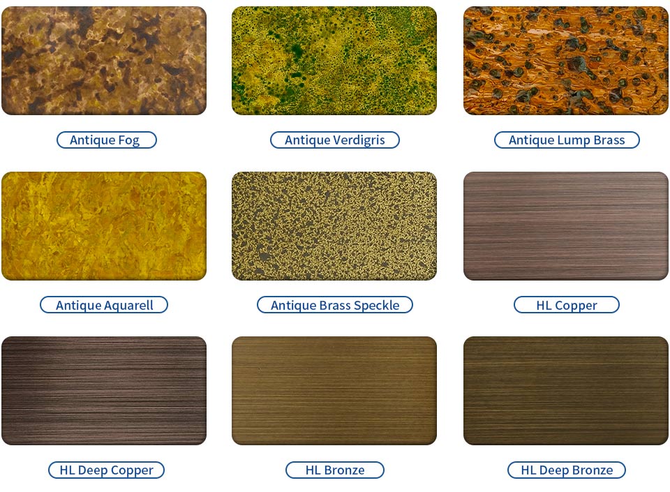 stainless steel sheet verdigris antique stainless steel sheet verdigris antique