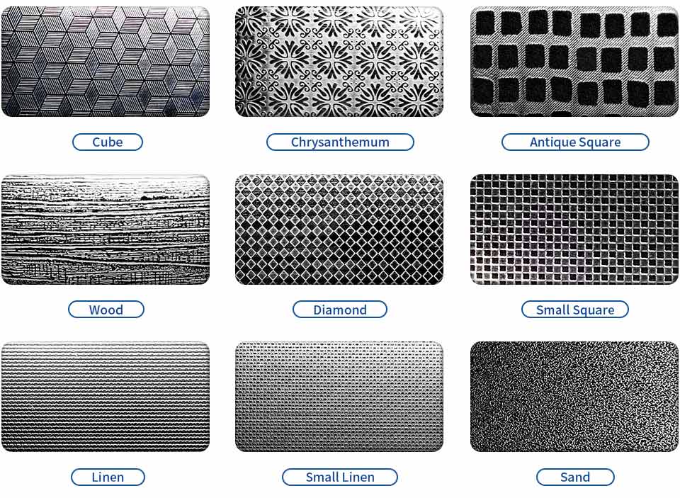 stainless steel sheet embossed stainless steel sheet embossed