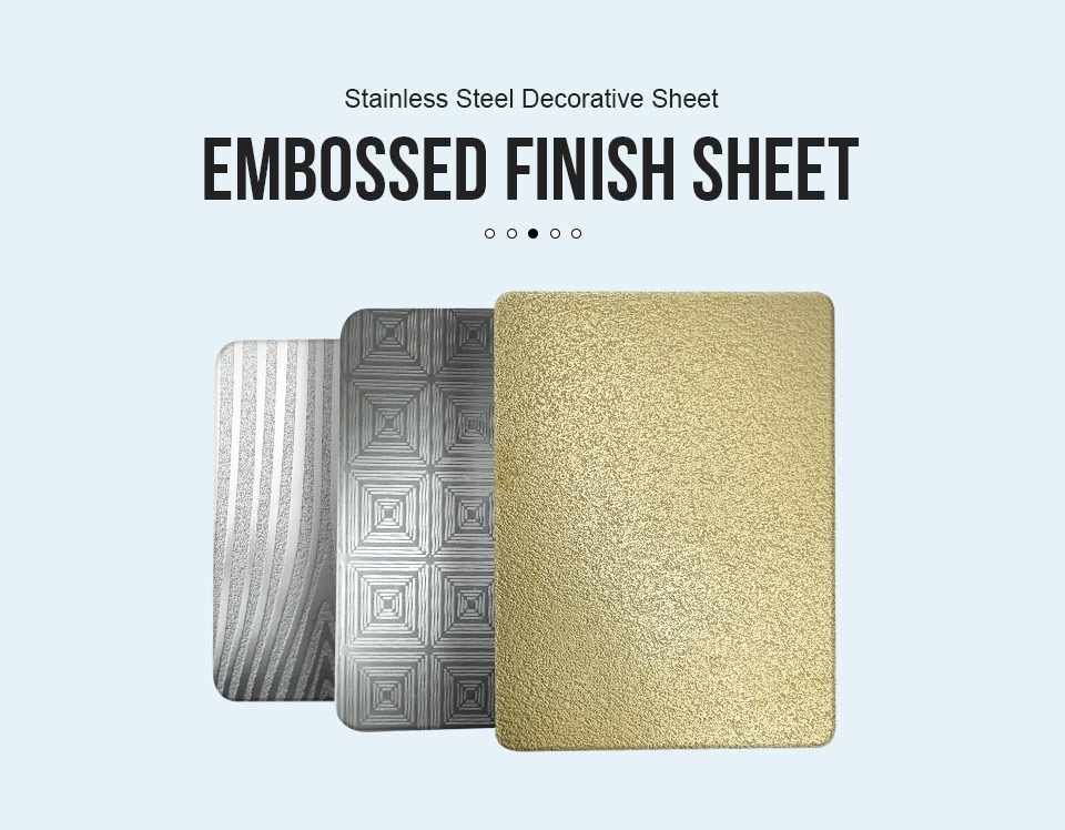 Gold color Embossed stainless steel sheet Gold color Embossed stainless steel sheet