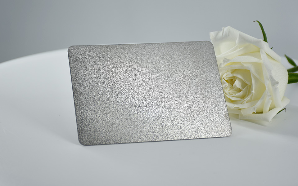 Silver color Embossed stainless steel sheet Silver color Embossed stainless steel sheet