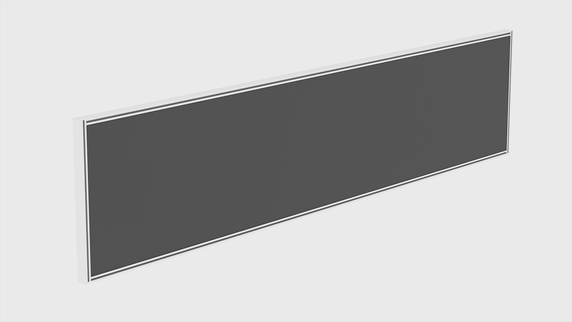 Aluminium frame with fabric