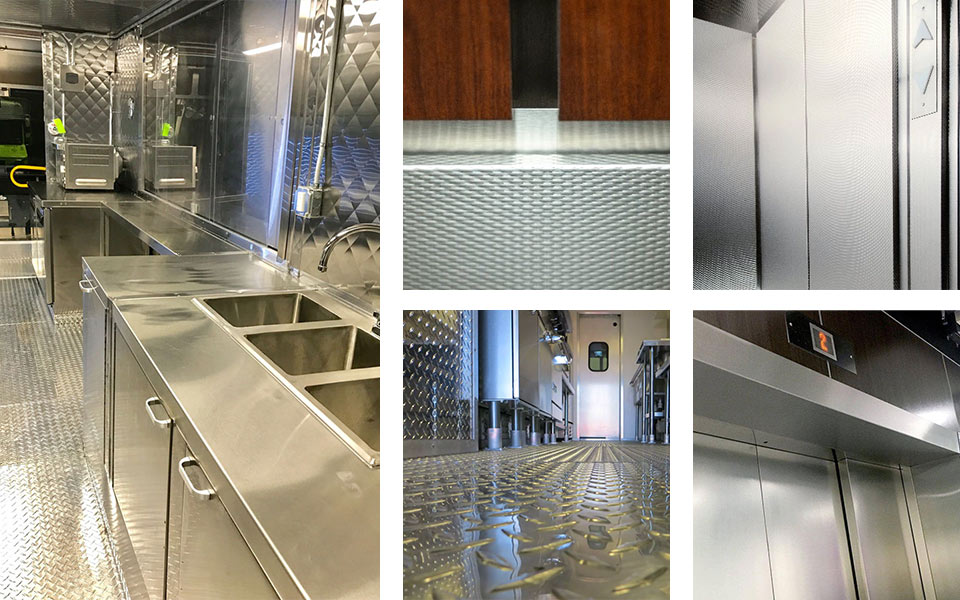 stainless steel stamped finish application stainless steel stamped finish application