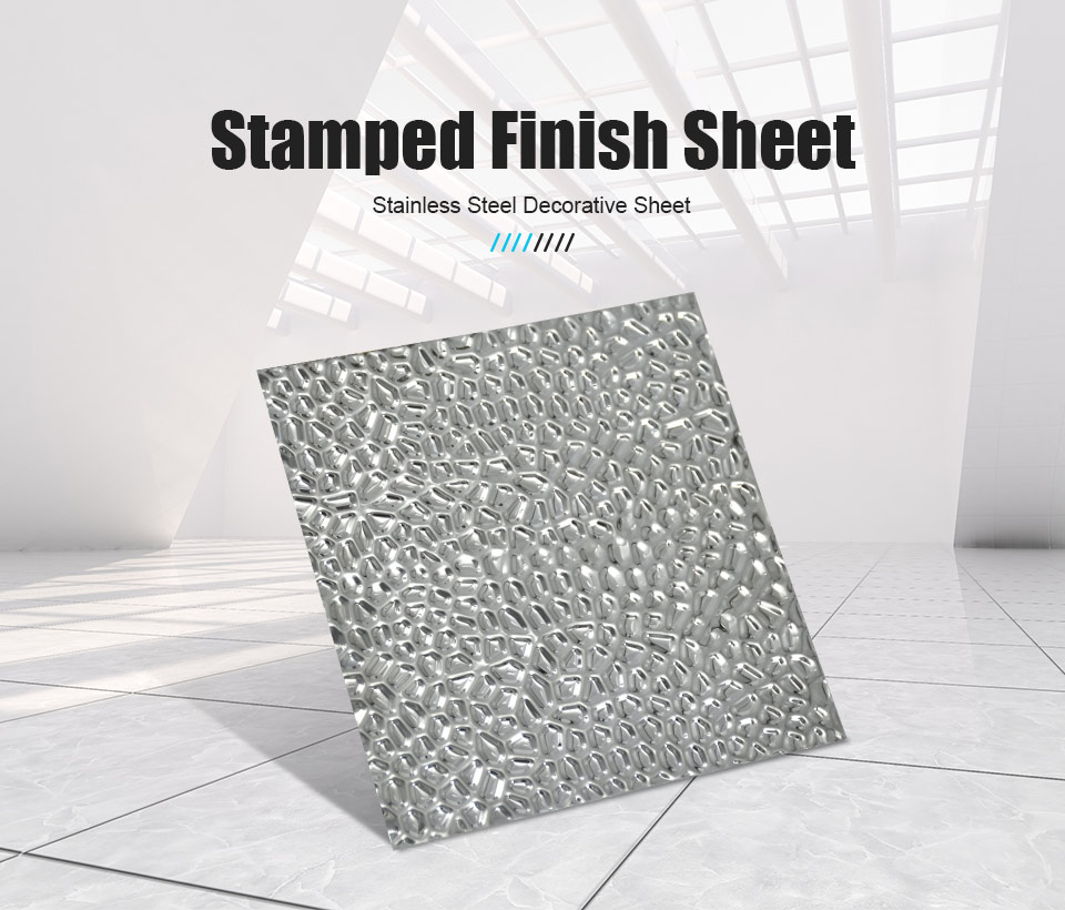 Stamped stainless steel 1HM Stamped stainless steel 1HM