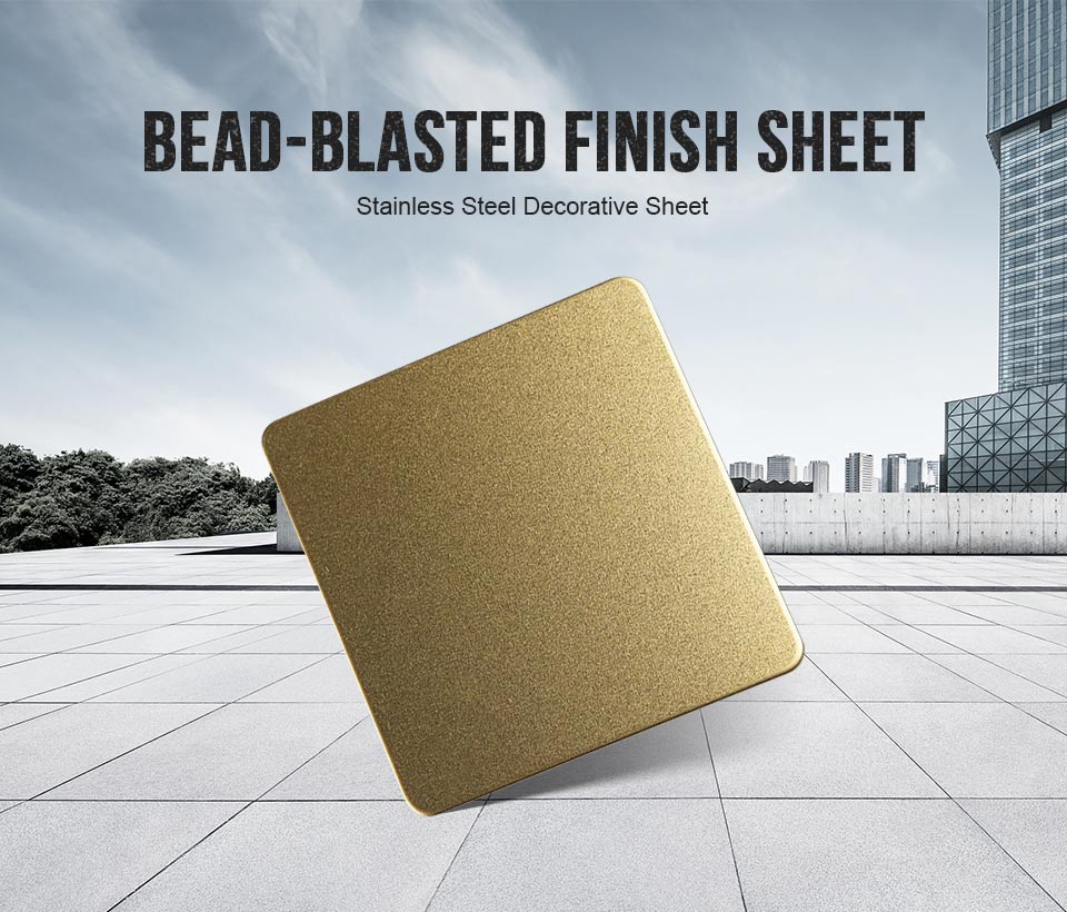 Bead blasted stainless steel sheet Bead blasted stainless steel sheet