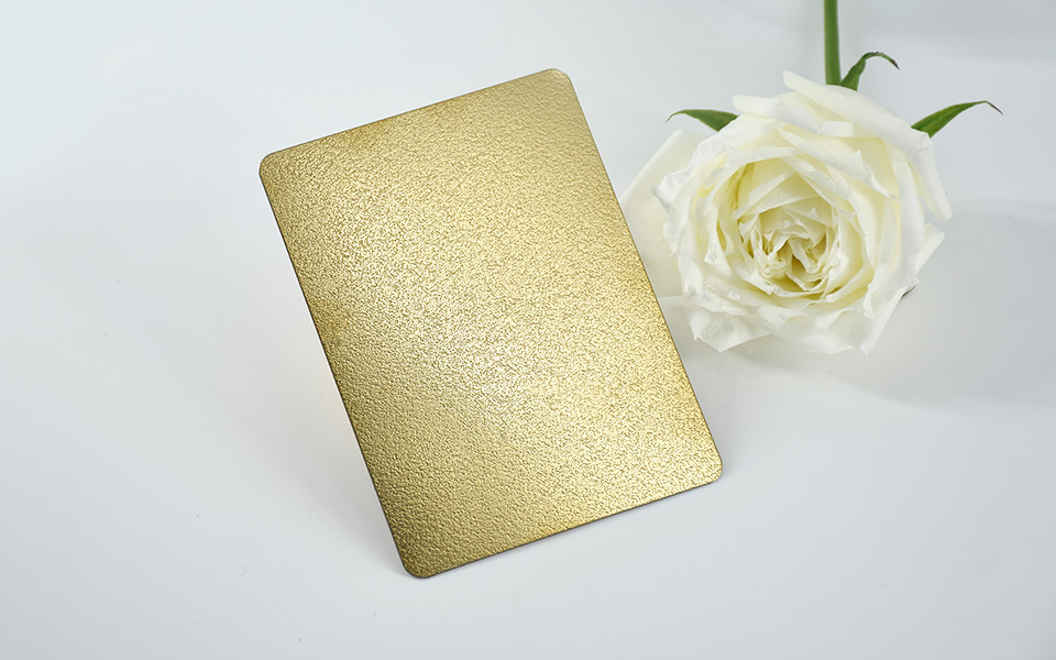 Gold color Embossed stainless steel sheet Gold color Embossed stainless steel sheet