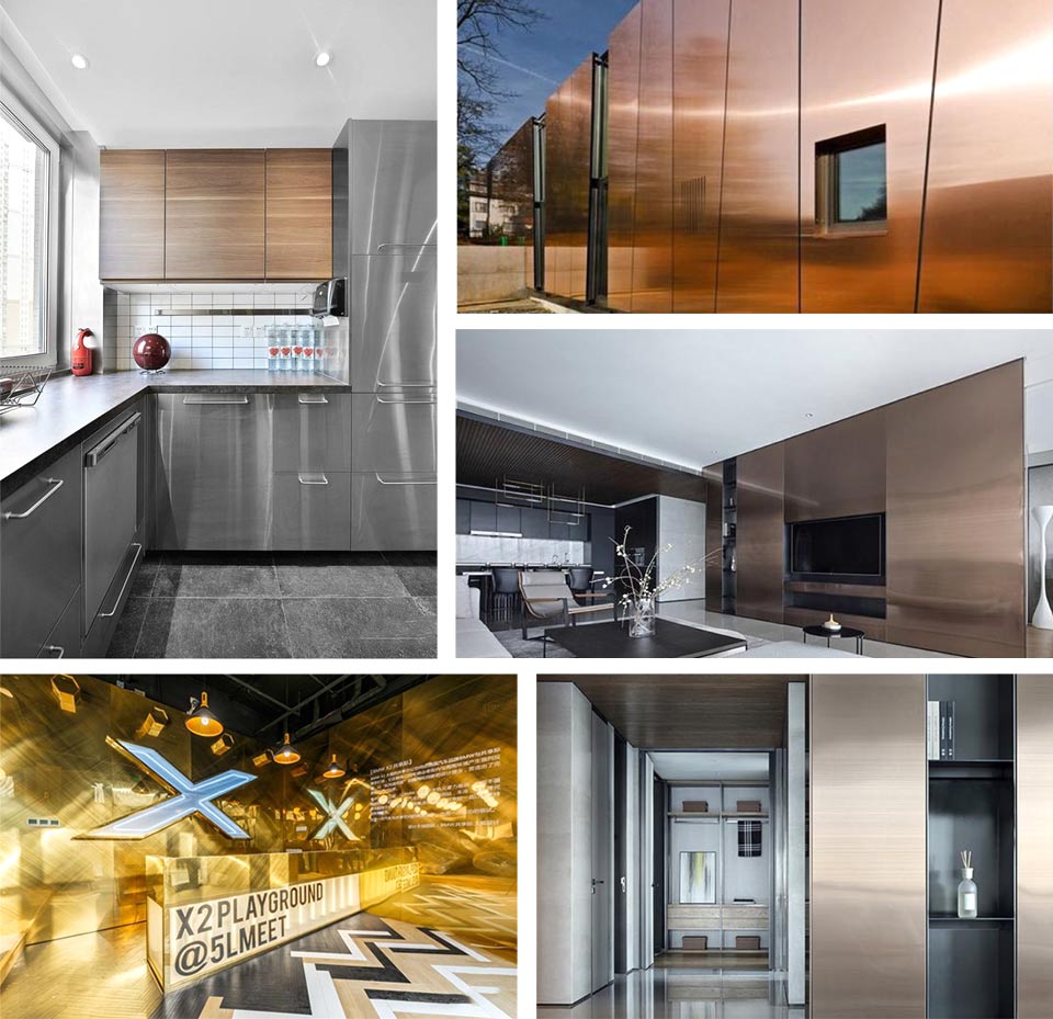 polished satin stainless steel polished satin stainless steel
