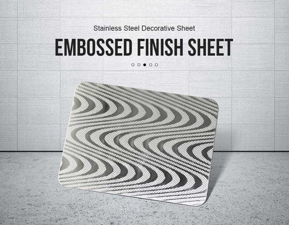 Embossed finish sheet 316L Embossed finish sheet 316L