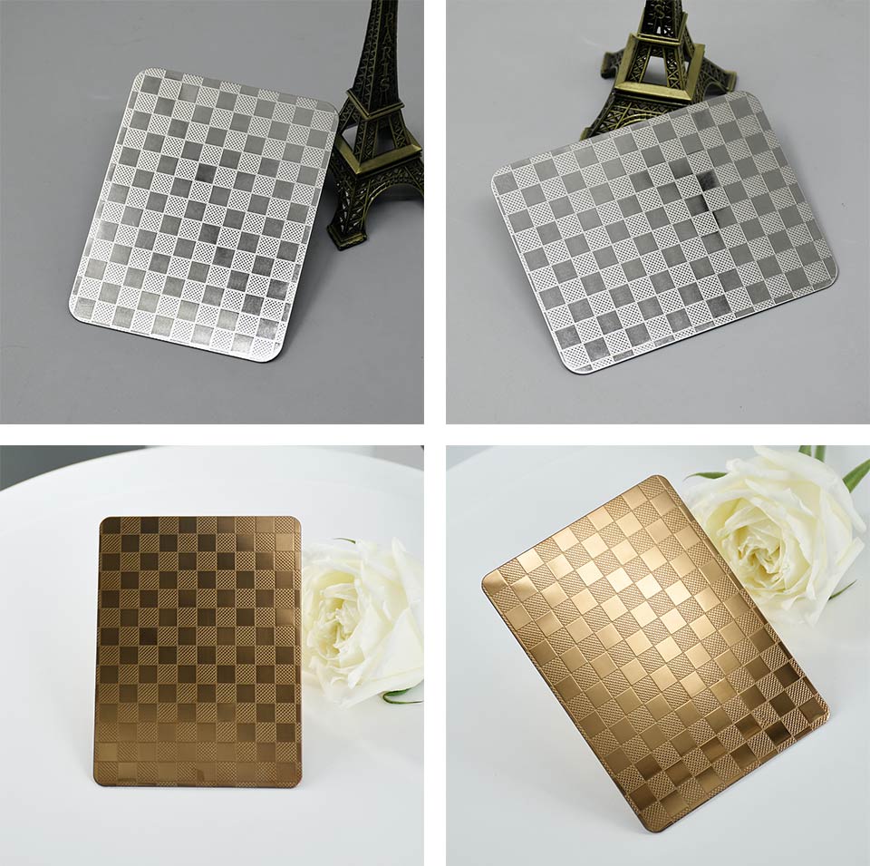 embossed stainless steel sheet color embossed stainless steel sheet color