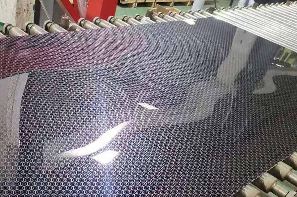 Etched pattern black color elevator sheet Black etched pattern stainless steel sheet for elevator in factory