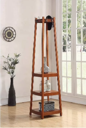 OEM High-Grade Wooden Tree Coat Rack Stand