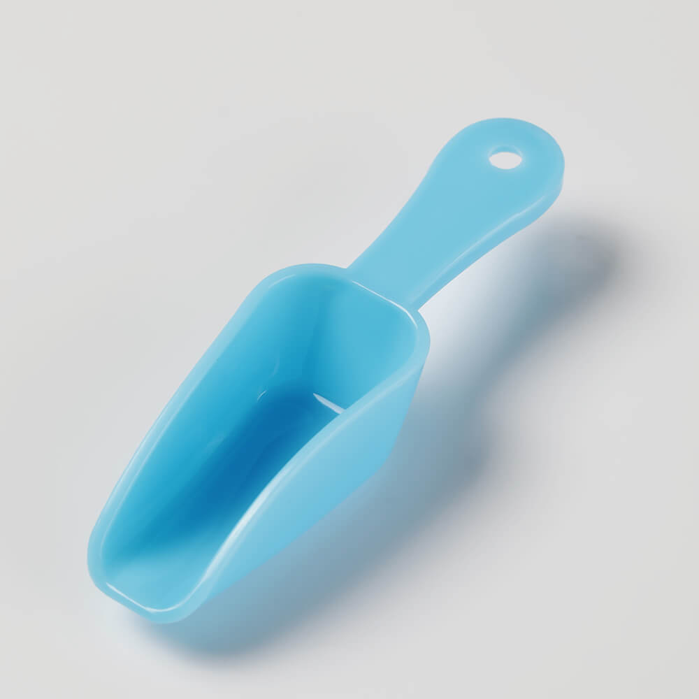 blue mini plastic spoon