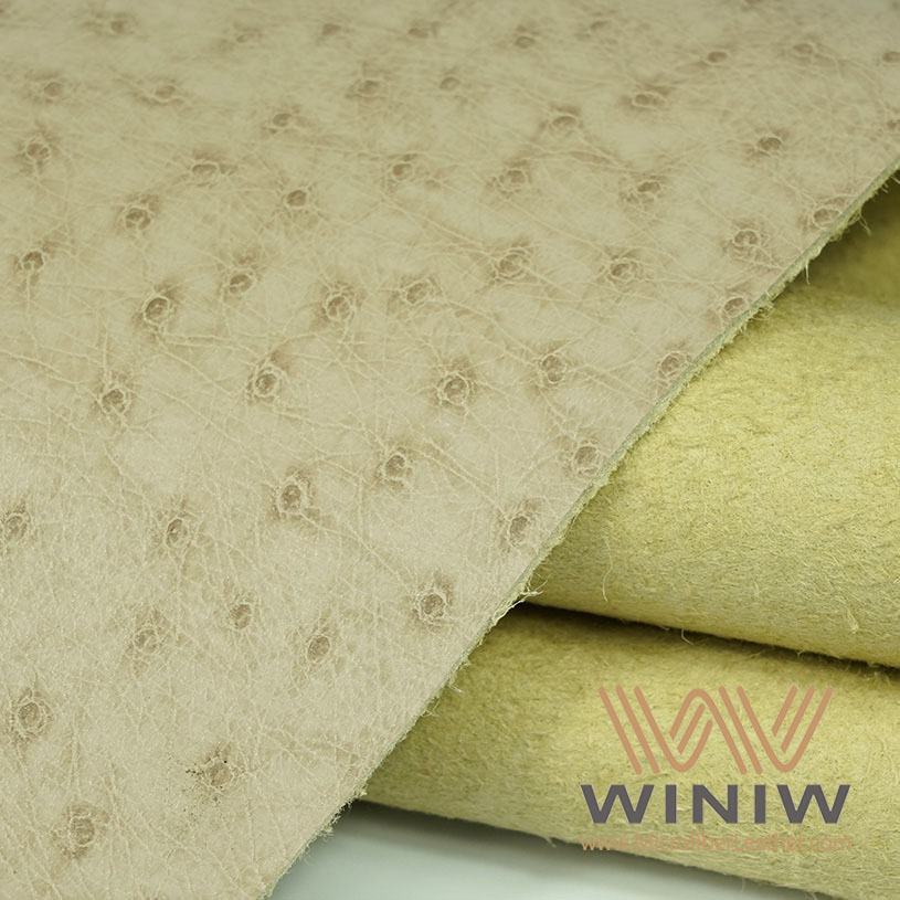faux ostrich skin leather