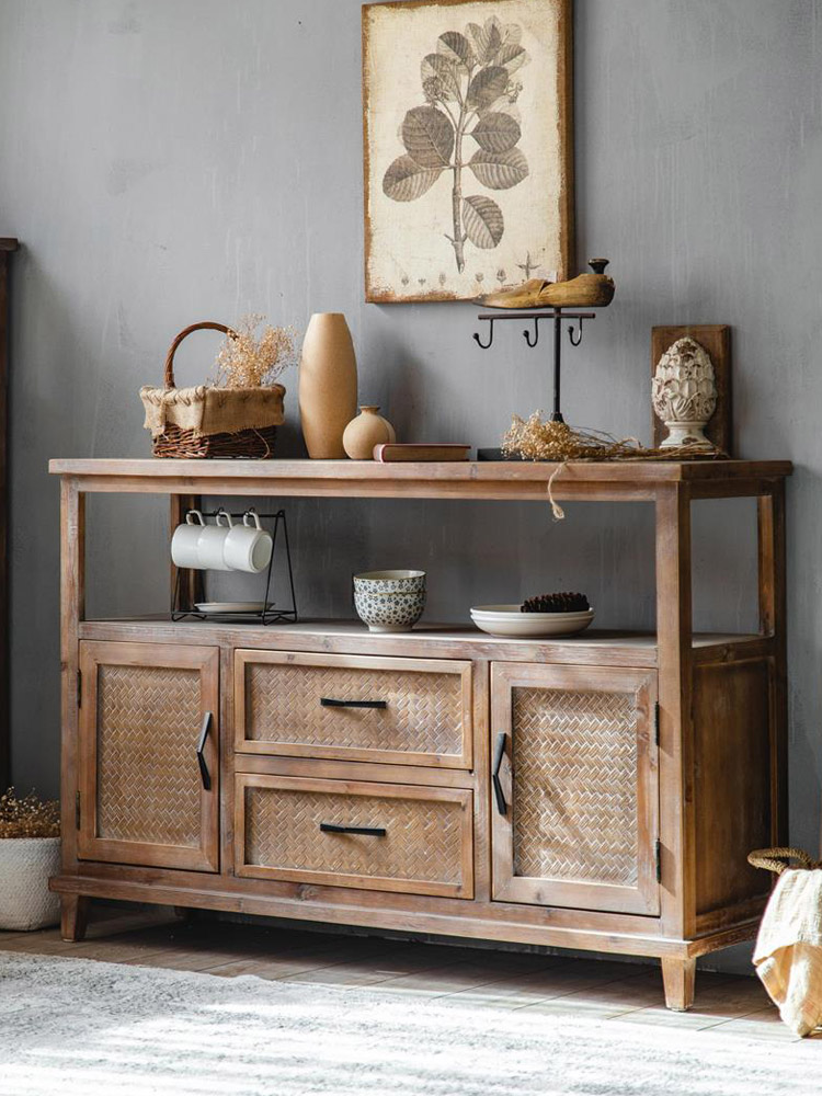 antique kitchen buffet cabinet