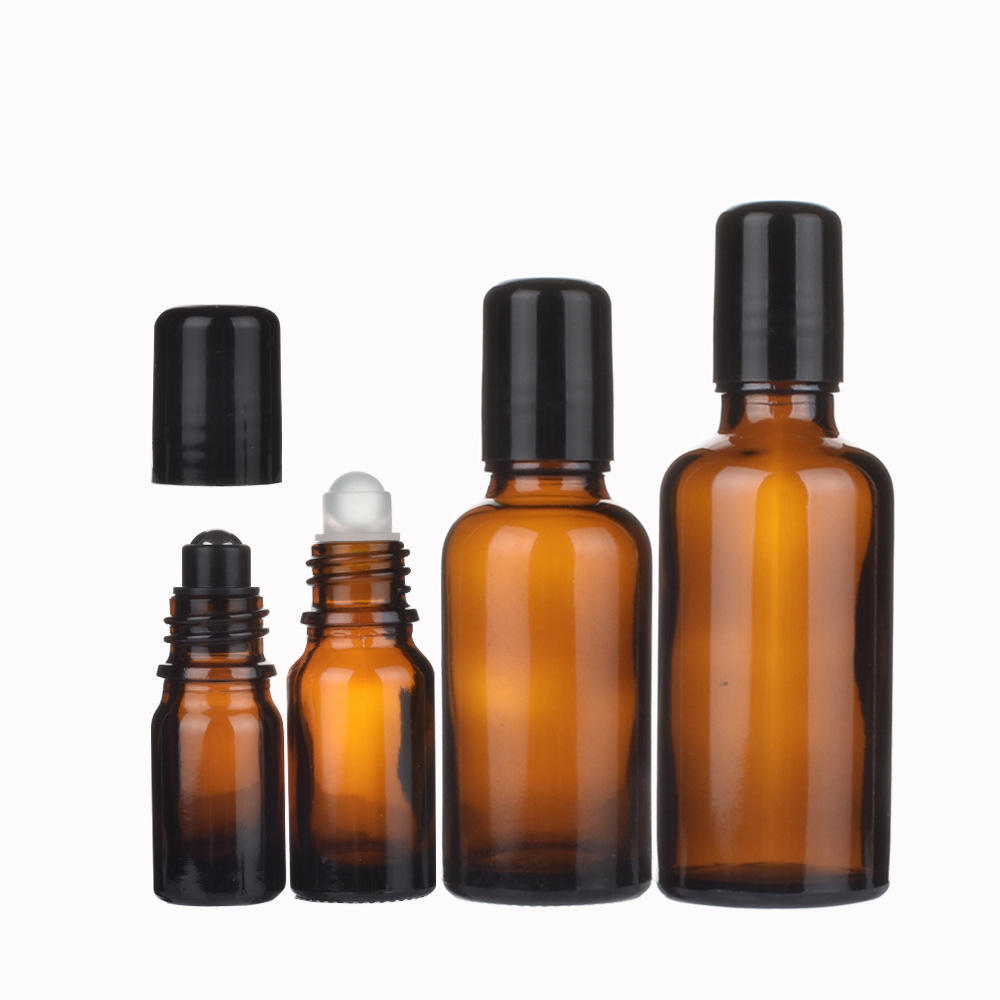 amber glass bottle