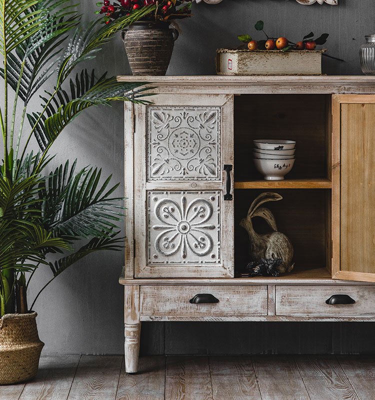 wooden drawer cabinet