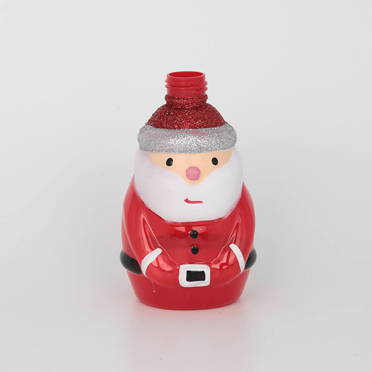 plastic santa bottle