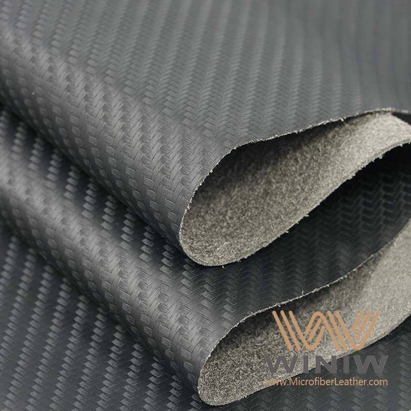 Carbon Fiber Vinyl Automotive Leather