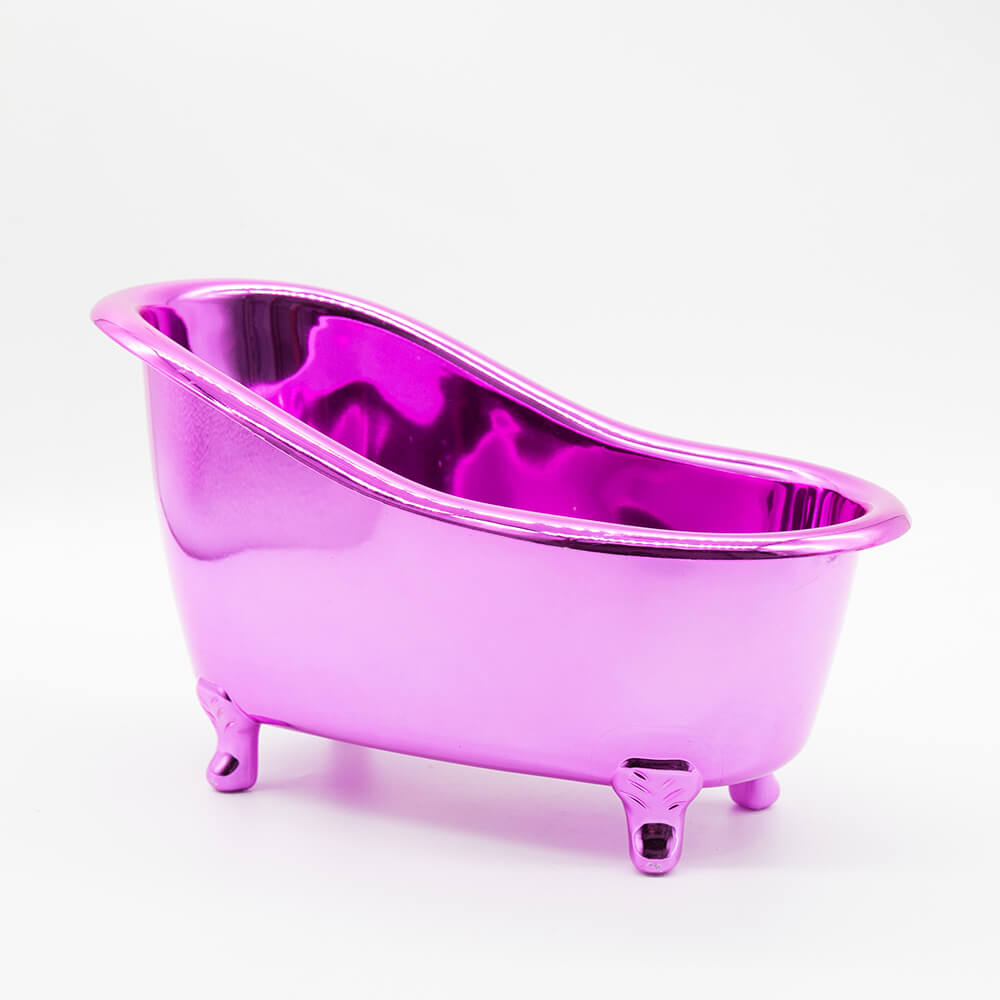 mini purple bathtub container