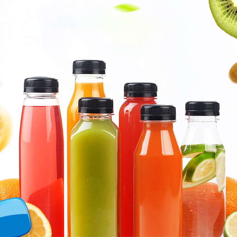 round pet juice bottle