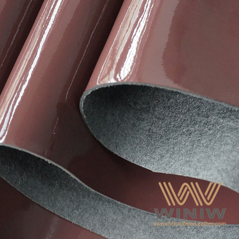 brown mirror leather for bag